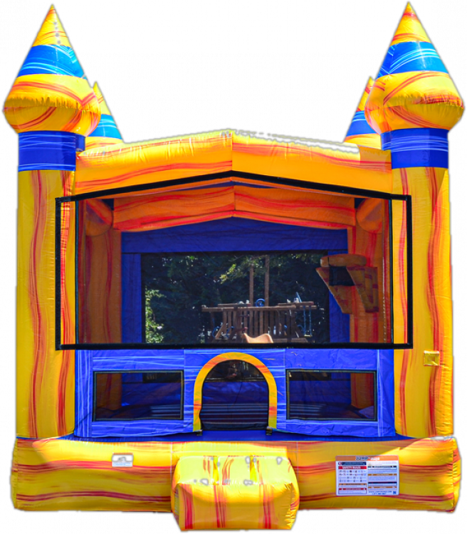 X-Series Castle Bounce House Yellow (13x13)