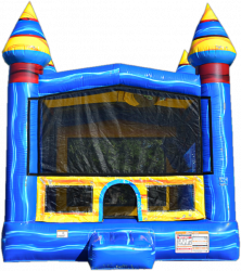 X-Series Castle Bounce House Blue (13x13)